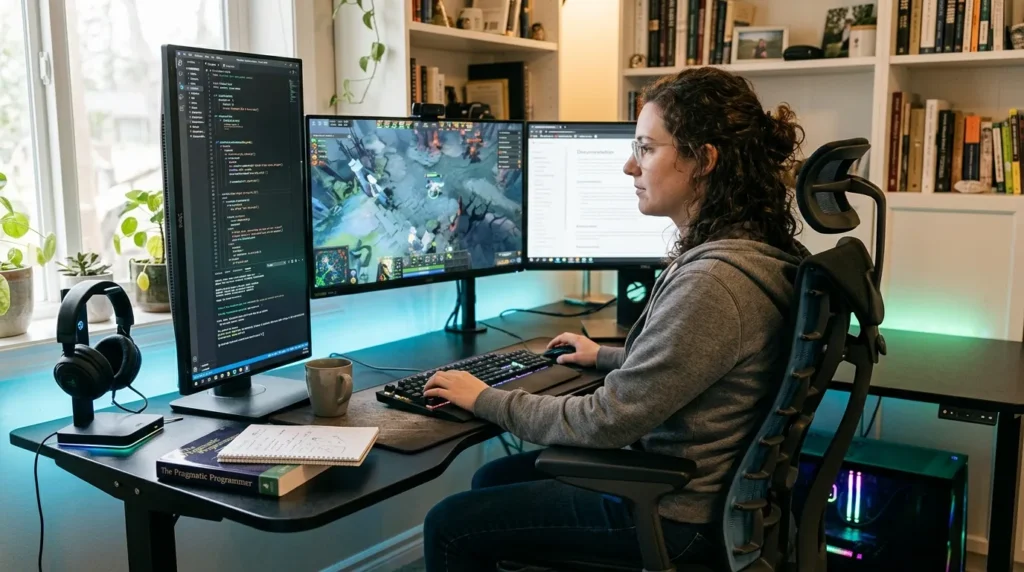 Cadeira Gamer Ergonômica para Programadores